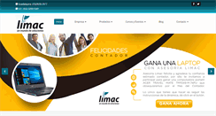 Desktop Screenshot of limac.com.mx
